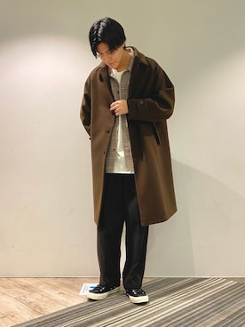 takumaさん（メンズ・184cm）の冬コーディネート