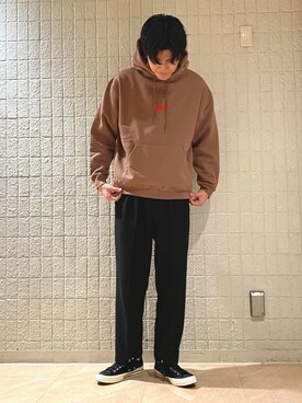 takumaさん（メンズ・184cm）の冬コーディネート