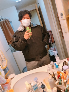 「寅一（トライチ）のアイテム」を使った、tamimimiさん（メンズ・175cm）の冬コーディネート