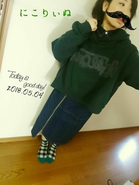 「おそ松さん」｜ﾆｺﾘｰﾇさん（レディース・153cm）の春コーディネート