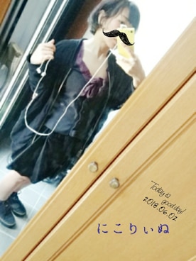「アイテム（ブルゾン）」を使った、ﾆｺﾘｰﾇさん（レディース・153cm・30代）の夏コーディネート
