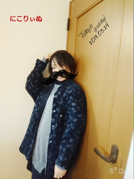 「CABANE de ZUCCa（カバンドズッカ）のアイテム（スウェット）」を使った、ﾆｺﾘｰﾇさん（レディース・153cm）の春コーディネート