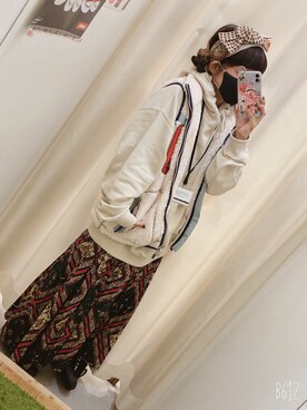 「KRIFF MAYER（クリフメイヤー）のアイテム（その他アウター）」を使った、ariiiinkoさん（レディース・154cm）の秋コーディネート