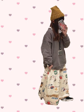 「LIME.INC（ライム）のアイテム」を使った、ariiiinkoさん（レディース・154cm）の冬コーディネート