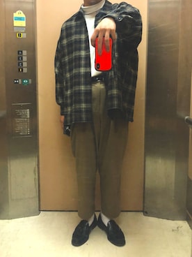 軍人さん（メンズ・174cm）の冬コーディネート