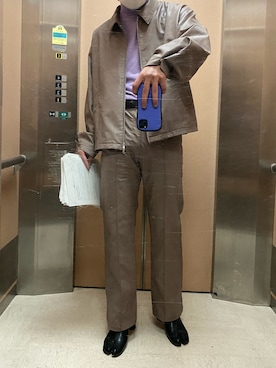 軍人さん（メンズ・174cm）の冬コーディネート