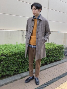 白川幸平さん（メンズ・178cm）の秋コーディネート
