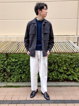 白川幸平さん（メンズ・178cm）の冬コーディネート