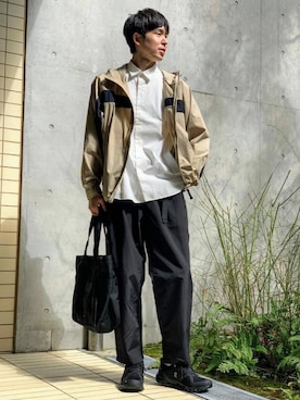 「GLR/ lab」｜白川幸平さん（メンズ・178cm）の春コーディネート