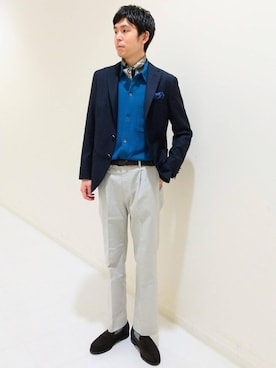 白川幸平さん(メンズ・178cm)の秋コーディネート