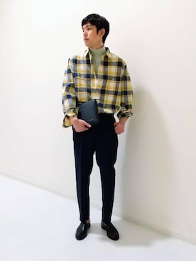 白川幸平さん（メンズ・178cm）の冬コーディネート