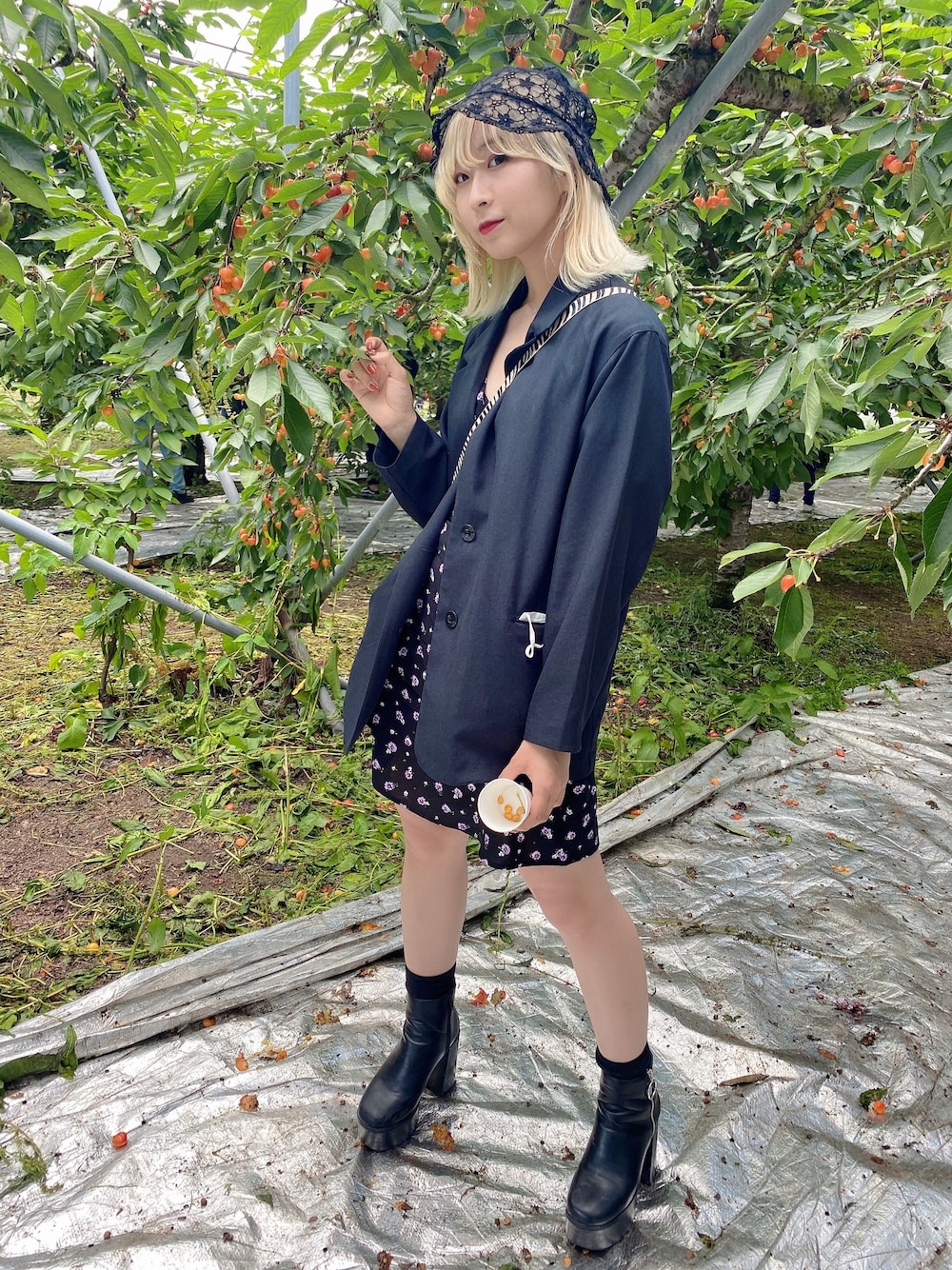 「カジュアル、今日のコーデ、低身長、ootd、プチプラ、GU、H&M」｜「STYLENANDAのアイテム（ハット、ブラック系）」を使った、（＾Ｏ＾☆♪さん（レディース・160cm）の夏コーディネートの1枚目の写真