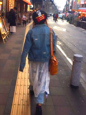 「DOLCE&GABBANA（ドルチェアンドガッバーナ）のアイテム（ジャケット/アウター）」を使った、KOBAYASHI MIKA♡さん（レディース・157cm）の冬コーディネート