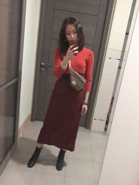 Jasmine:)さん（レディース・157cm）の冬コーディネート