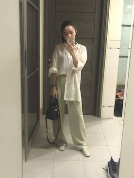 「CLANE（クラネ）のアイテム（サンダル）」を使った、Jasmine:)さん（レディース・158cm）の夏コーディネート
