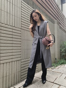 「CLANE（クラネ）のアイテム（ブーツ）」を使った、Jasmine:)さん（レディース・158cm）の春コーディネート
