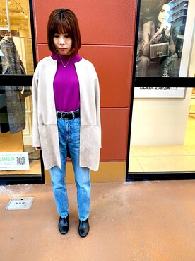 yukariさん(レディース・158cm)の冬コーディネート