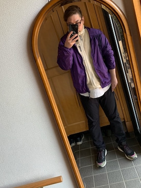 「アイテム（ブルゾン）」を使った、じゅんさん（メンズ・176cm・30代）の春コーディネート
