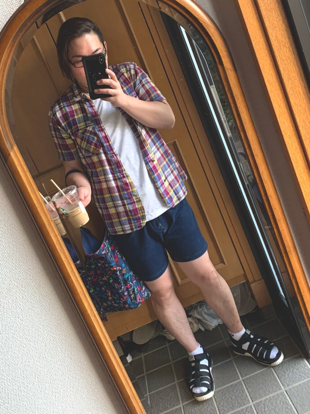 「G-STAR RAWのA CROTCH SWEAT 1/2/ INDIGO JOG（その他パンツ、ブルー系）」を使った、じゅんさん（メンズ・176cm）の秋コーディネートの1枚目の写真