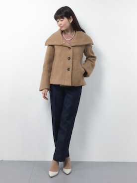 「antiqua（アンティカ）のアイテム（その他アウター）」を使った、kiyokoさん（レディース・165cm）の冬コーディネート
