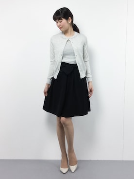 「CLEARIMPRESSION （クリアインプレッション）のアイテム（アンサンブル）」を使った、kiyokoさん（レディース・165cm）の冬コーディネート