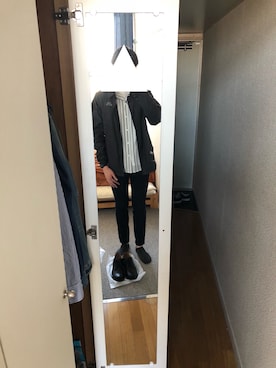 「ゆったりシルエット」｜「アイテム（ナイロンジャケット）」を使った、ゆーきさん（メンズ・172cm）の春コーディネート