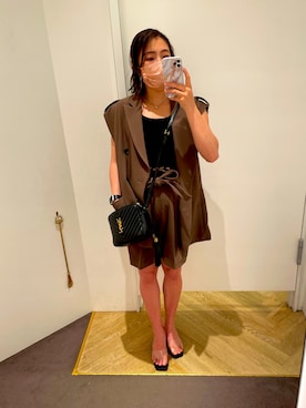 「ANT（アント）のアイテム（セットアップ）」を使った、korisaxoxoさん（レディース・161cm）の春コーディネート