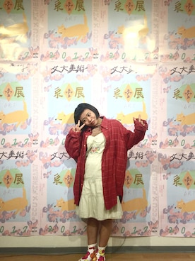 「TOMMY（トミー）のアイテム（ジャケット/アウター）」を使った、黃さん（レディース・151cm）の春コーディネート