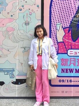 「fannypack」｜黃さん（レディース・151cm）の秋コーディネート