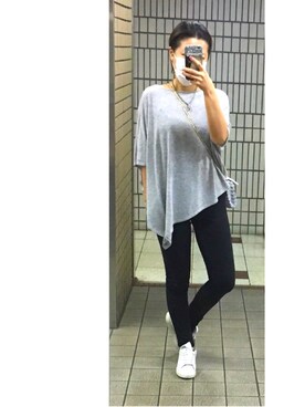 「アイテム（チャーム）」を使った、Li◡̈⃝︎nAさん（レディース・158cm）の春コーディネート