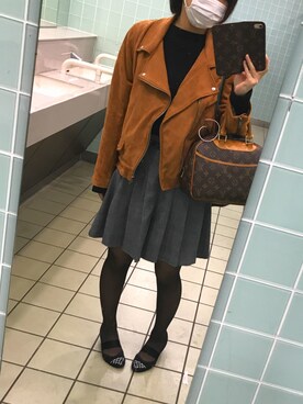 「Coquette（コケット）のアイテム」を使った、ゆかぽさん（レディース・152cm）の春コーディネート