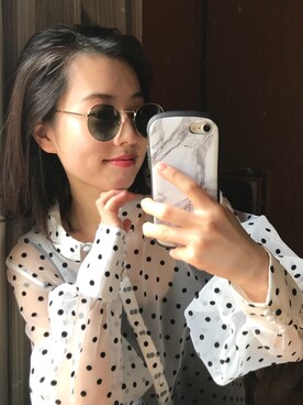 「LIBJOIE（リブジョア）のアイテム」を使った、ayuuさん（レディース・156cm）の春コーディネート