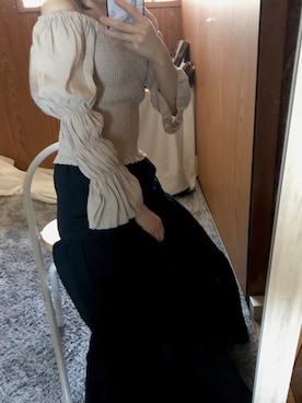 「LIBJOIE（リブジョア）のアイテム」を使った、ayuuさん（レディース・156cm）の春コーディネート