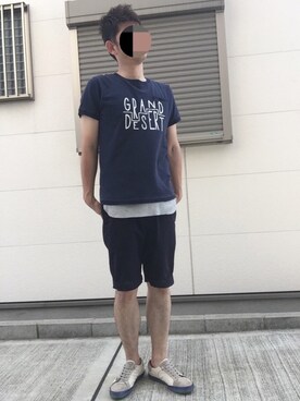 おとととさん(メンズ・183cm)の夏コーディネート