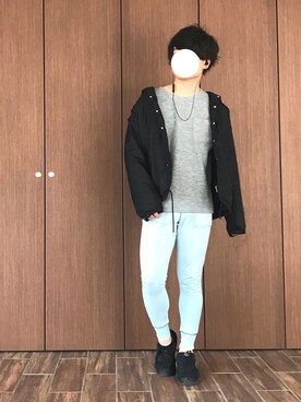 태형🇸🇪さん（メンズ・169cm）の春コーディネート