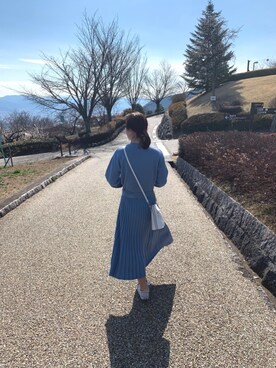 「NU（NANO universe）（ヌー）のアイテム」を使った、🦔さん（レディース・160cm）の秋コーディネート