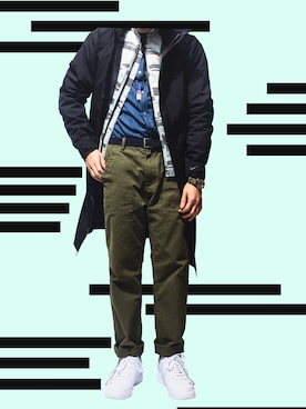 「NIKE ACG（ナイキエィシージー）のアイテム（ジャケット/アウター）」を使った、RocTsuiさん（メンズ・175cm）の冬コーディネート
