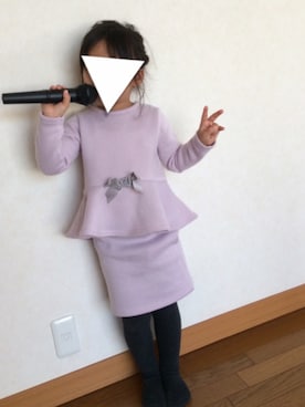 「おとなコーデ」｜yuiiiii♡さん（キッズ・100cm）の冬コーディネート