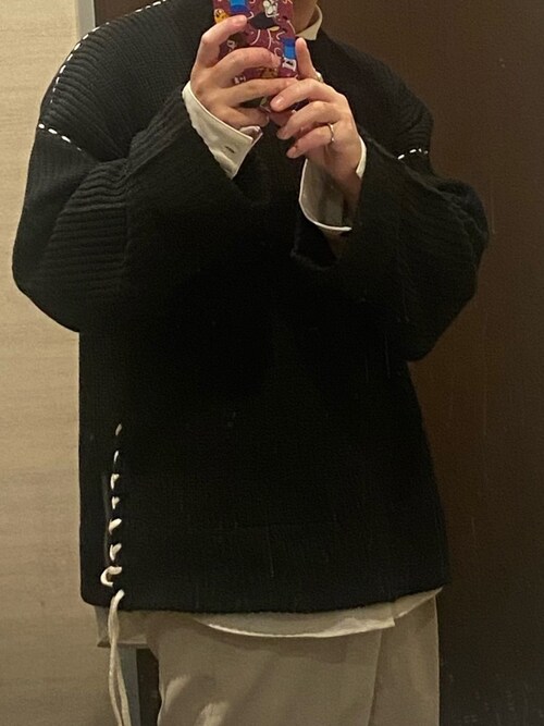 ヒロ Shiki Tokyoのニット セーターを使ったコーディネート Wear