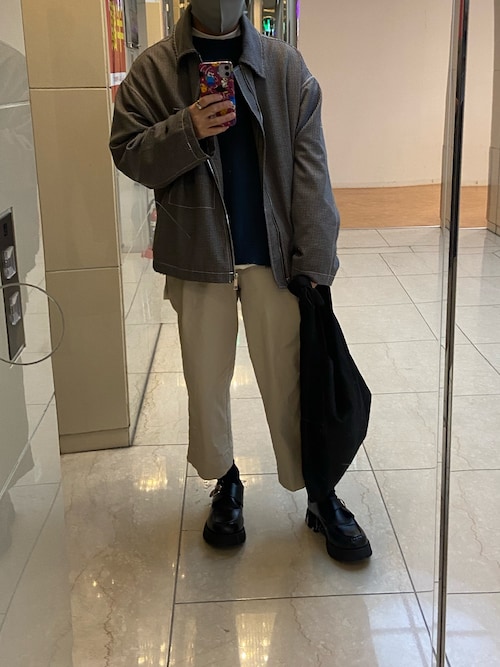 ヒロ Shiki Tokyoのブルゾンを使ったコーディネート Wear