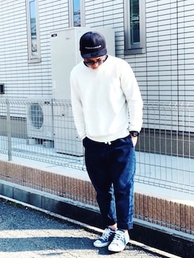 「CONVERSE（コンバース）のconverse（コンバース） ALL STAR OX（オールスターOX）（スニーカー）」を使った、kotaroさん（メンズ・167cm）の春コーディネート