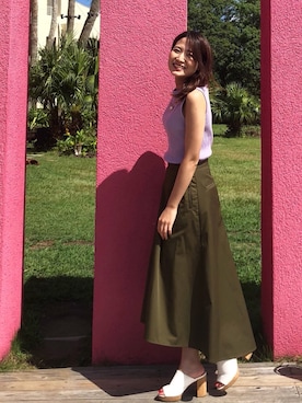 SAORI MIKIさん(レディース・157cm)の夏コーディネート