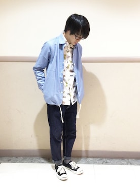 「SCYE BASICS（サイベーシックス）のアイテム」を使った、ozoさん（メンズ・174cm）の冬コーディネート
