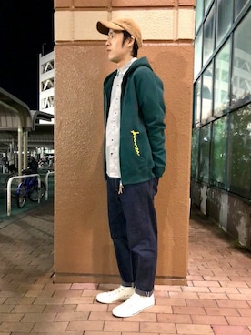 「SCYE BASICS（サイベーシックス）のアイテム」を使った、ozoさん（メンズ・174cm）の冬コーディネート