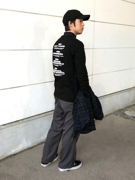 「Design Tshirts Store graniph（デザイン　ティーシャツ　ストア　グラニフ）のアイテム（ジャケット/アウター）」を使った、ozoさん（メンズ・174cm）の冬コーディネート