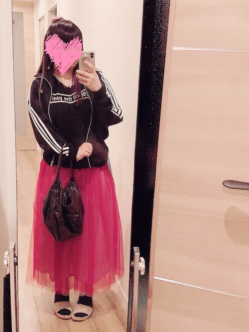 さくりほ Adidasのジャージを使ったコーディネート Wear