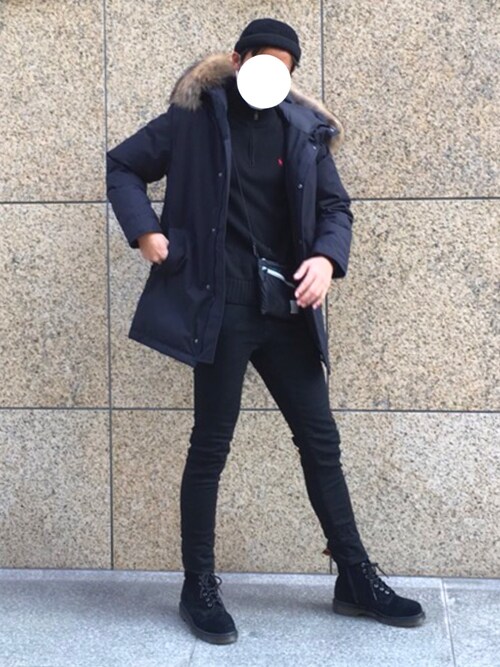 ゆっしー Pyrenexのダウンジャケット コートを使ったコーディネート Wear