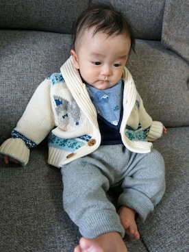 Rintaroさん（キッズ・70cm）の春コーディネート