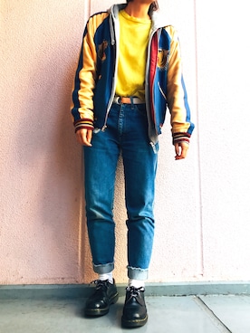 「MY（マイ）のアイテム（パンツ）」を使った、tommyさん（レディース・161cm）の秋コーディネート