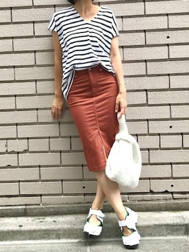 nano・universe lady's webeditorさん（レディース・167cm）の夏コーディネート